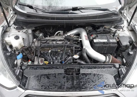 2013 Hyundai Veloster Turbo W/Blue из США, поврежденный, VIN KMHTC6AE8DU180551